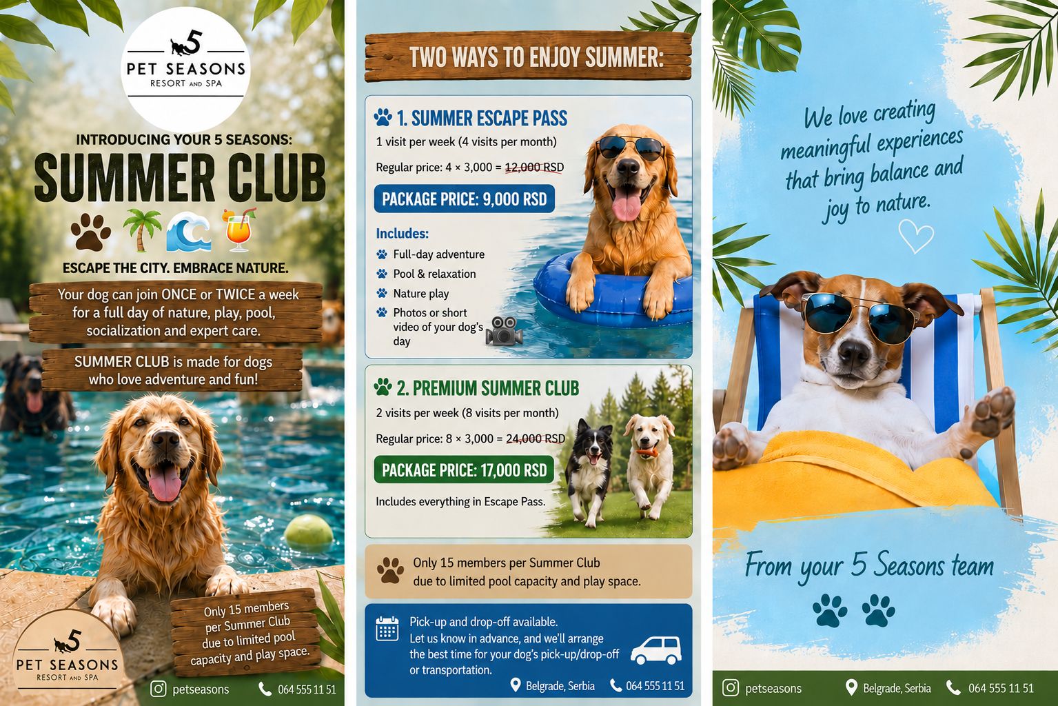 Pet Seasons Letnji klub